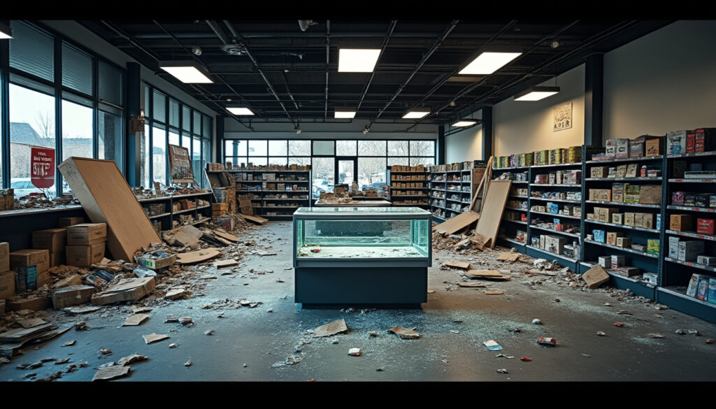 découvrez les faits choquants de vandalisme survenus à châtellerault, où un magasin a été victime de vols de matériel et de dégradations importantes. enquête et réactions après ces actes troublants.