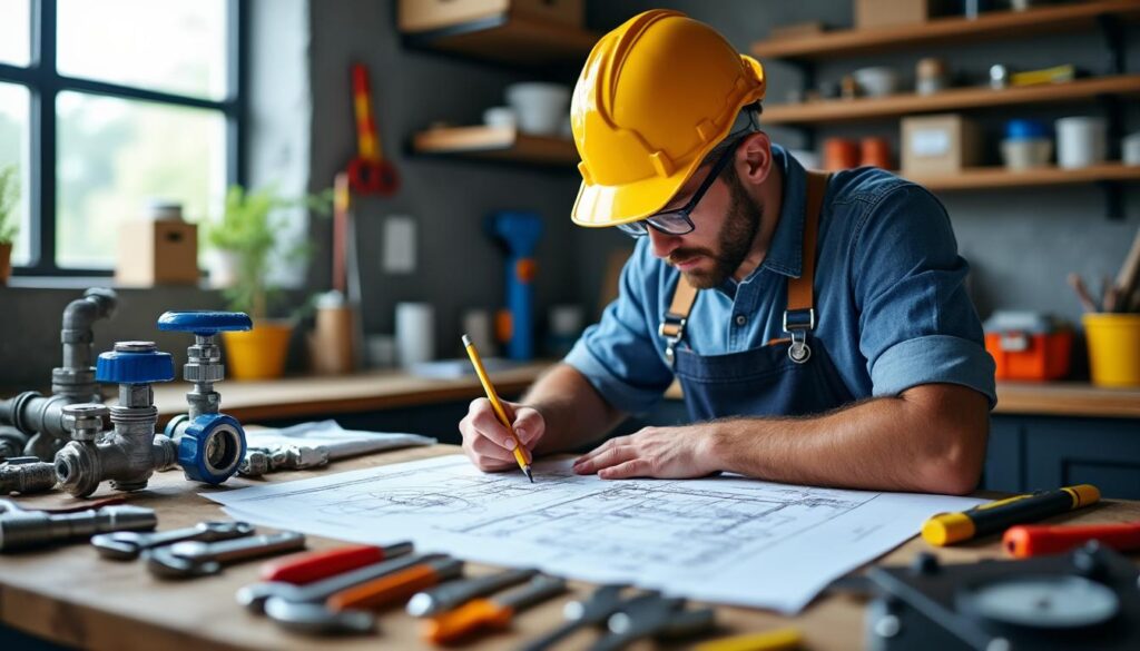 découvrez le rôle d'un spécialiste chargé d'examiner les plans et d'établir une liste d'équipements pour un espace d'apprentissage en plomberie (h/f). expertise, organisation et conseil pour aménager efficacement un environnement de formation professionnelle.