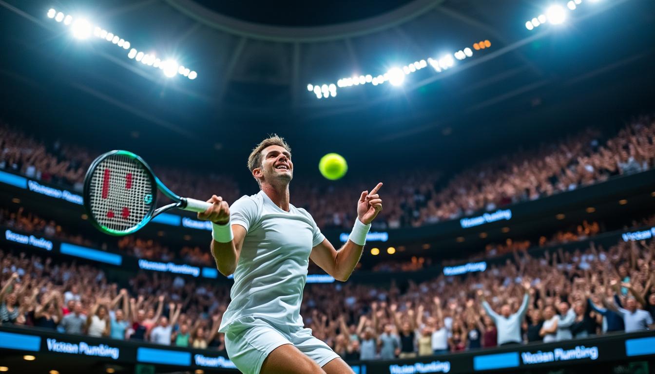 Cerundolo demeure invaincu dans le format UTS aprÚs la premiÚre journée de la finale londonienne Victorian Plumbing UTS 2 cerundolo reste invaincu dans le format uts aprÚs la premiÚre journée de la finale londonienne victorian plumbing uts, démontrant une performance impressionnante.