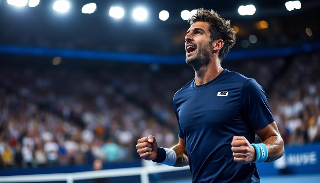 cerundolo reste invaincu dans le format uts après une première journée impressionnante lors de la finale londonienne victorian plumbing uts.