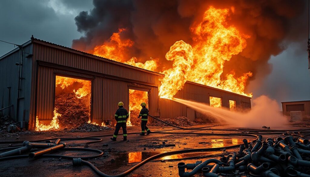 un violent incendie a ravagé un entrepôt spécialisé en plomberie à louvigné-de-bais, causant d'importants dégâts et mobilisant les secours.