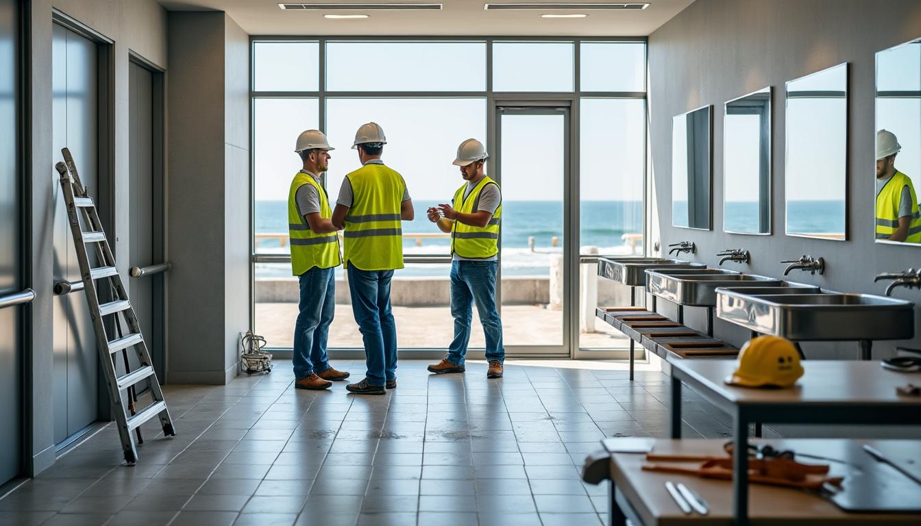 découvrez les travaux de rénovation des toilettes publiques à port-louis, visant à améliorer le confort et la propreté pour tous les visiteurs.
