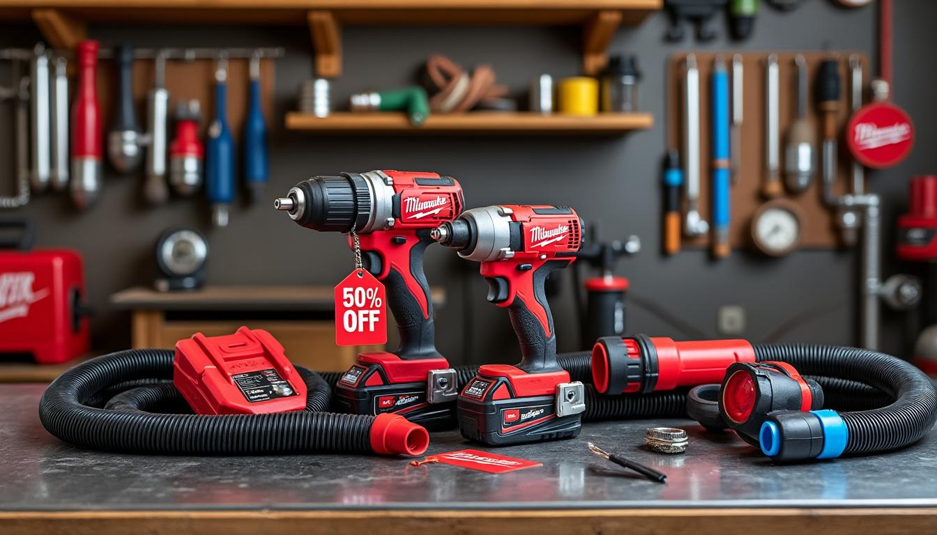 Soldes sur les outils de plomberie sans fil Milwaukee : trois outils Milwaukee 12 Volts en promotion chez JLC Online 2 profitez des soldes sur les outils de plomberie sans fil milwaukee : découvrez trois outils milwaukee 12 volts en promotion exclusive chez jlc online. offre limitée, ne manquez pas cette opportunité pour vos travaux !